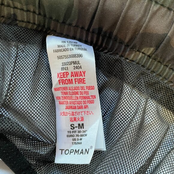 TOPMAN | ASOS CAMO PRINT SWIM TRUNKS - MENS - Picture 5 of 7